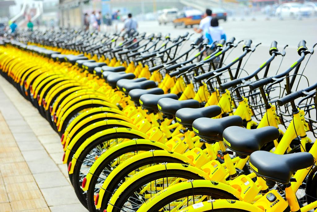 Bicycle sharing icon