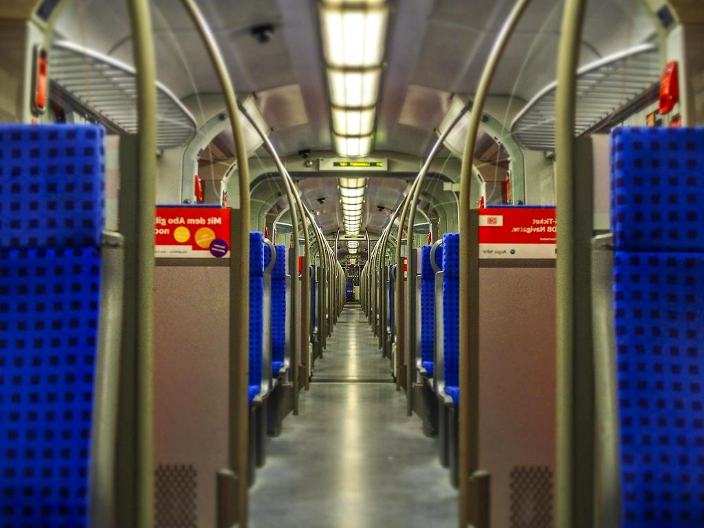 Comfortable train seat icon